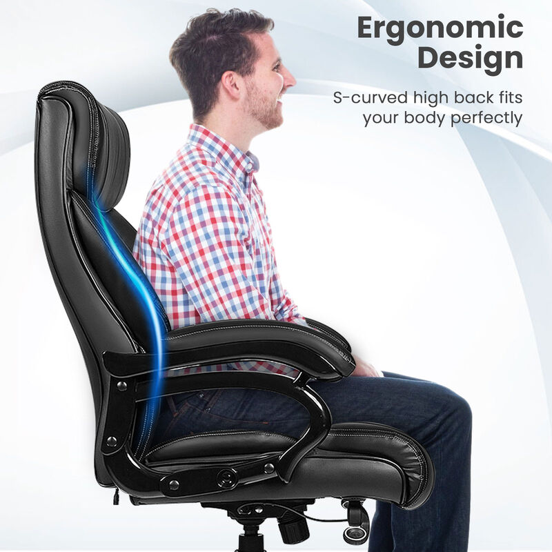 400lb PU Leather Massage Office Chair