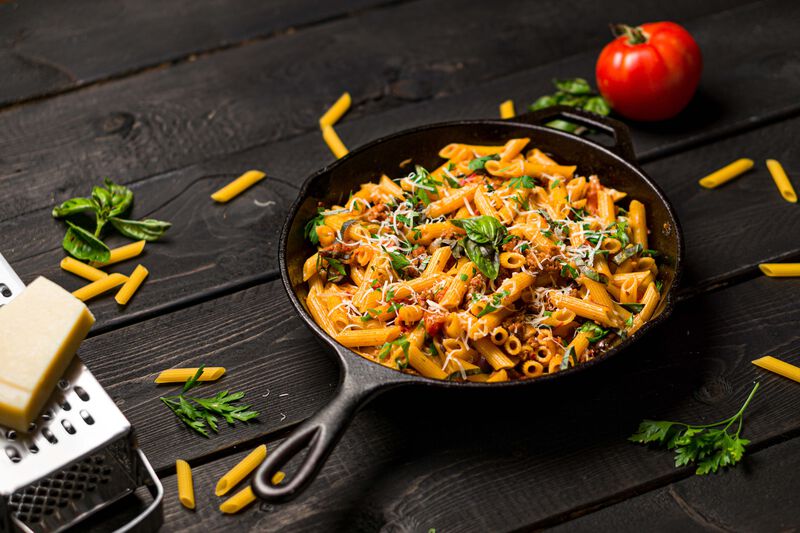 Durable Pre Seasoned Cast Iron 8 in. Frying Pan