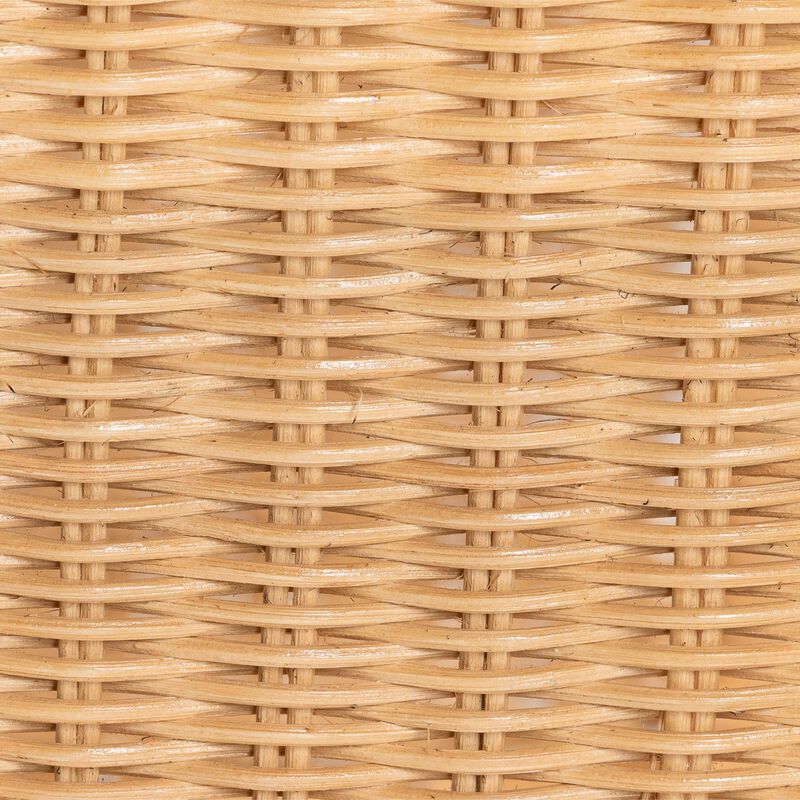 bali & pari Palm Bohemian Light Honey Rattan Dining Chair