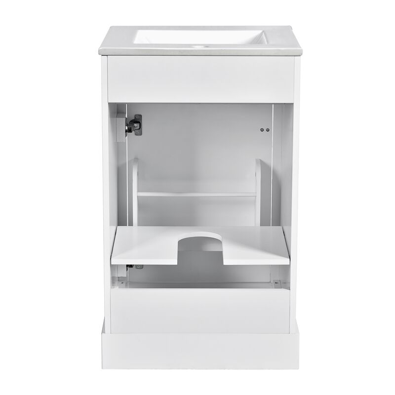 Merax Bathroom Vanitywith Ceramic Sink