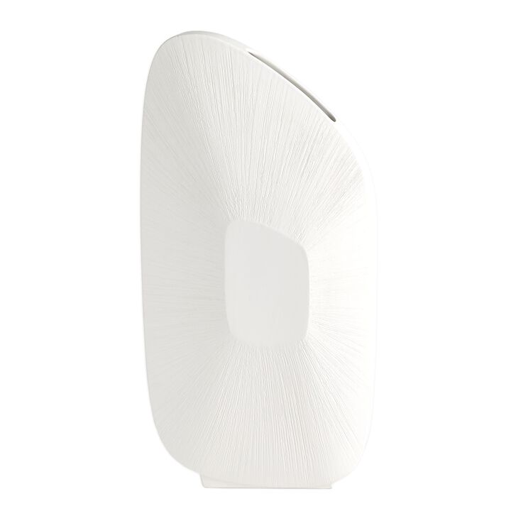 Offset Square Scratch Vase