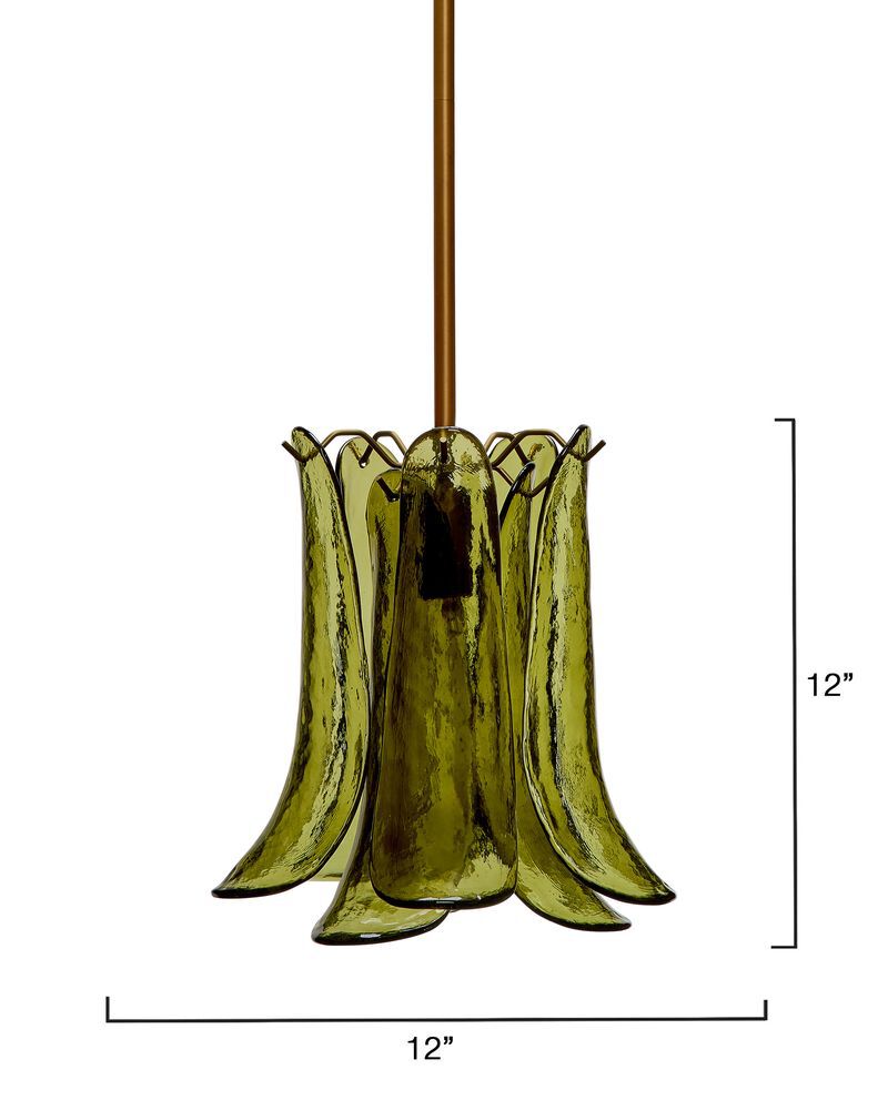 Cala 1-Light Glass Pendant