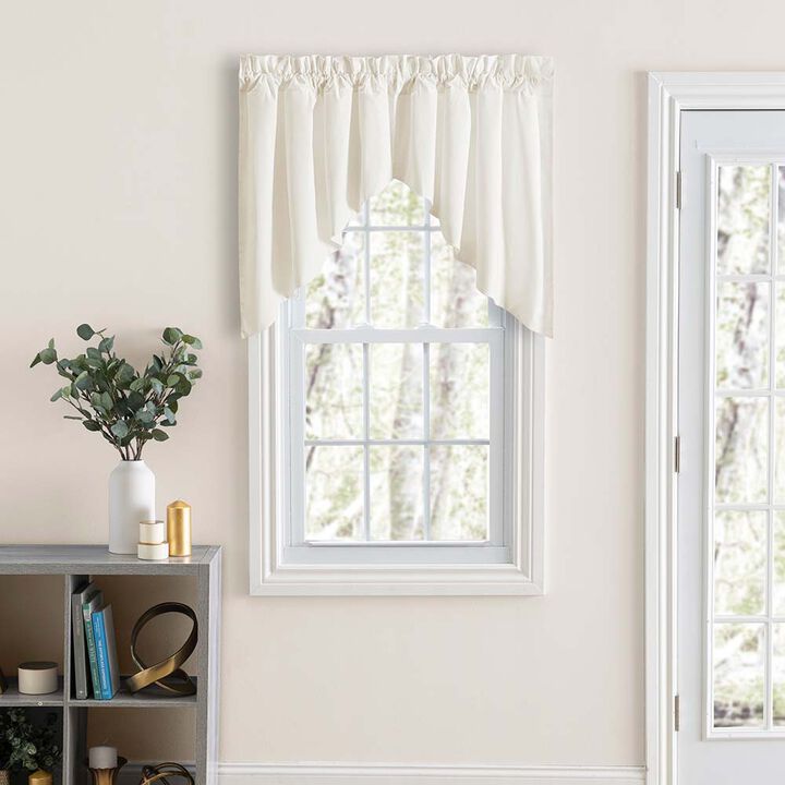Ellis Classic Tailored Design in a Perma Press Fabric 3" Rod Pocket Lined Swag 84"x45" Natural