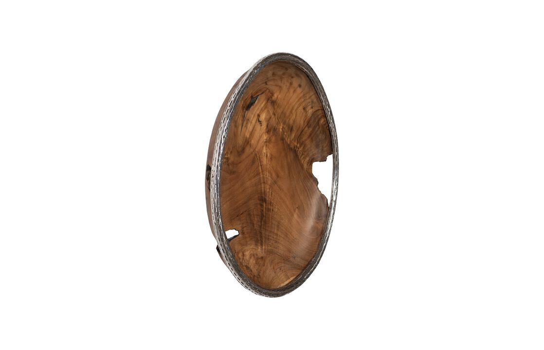 Teak Wood Bowl Extra Large Wall Art