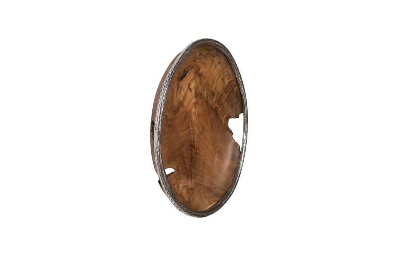 Teak Wood Bowl Extra Large Wall Art