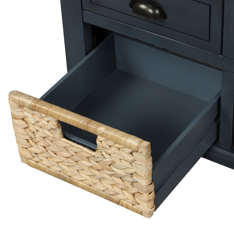 Merax Rustic Storage Bench