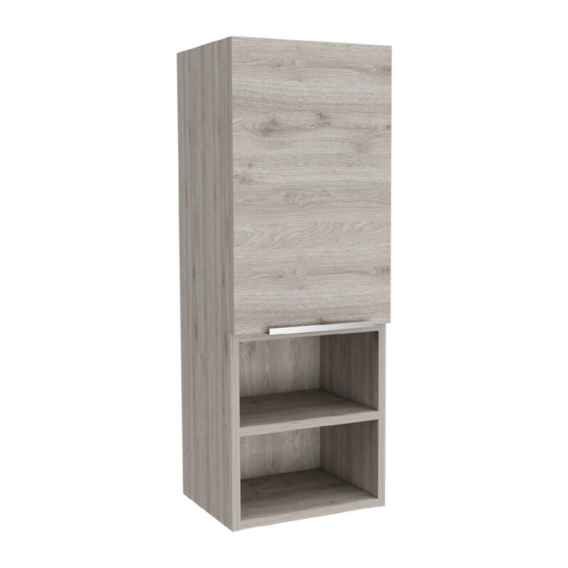 Beardsley 2-Shelf Bathroom Cabinet Light Grey