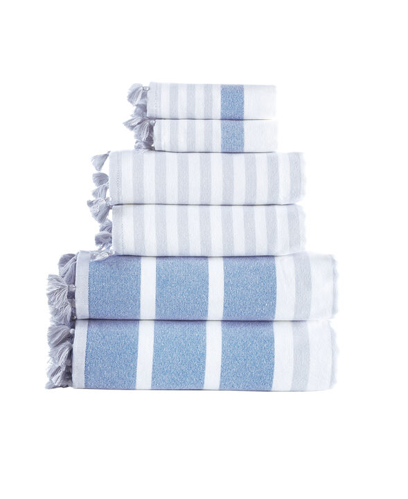 Brooks Brothers Turkish Pesthemal 6 pcs Towel Set Brooks Brothers Turkish Pesthemal 6 pcs Towel Set