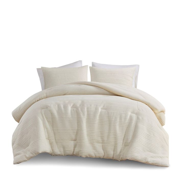 Gracie Mills Elouise Modern Knitted Jersey Comforter Set