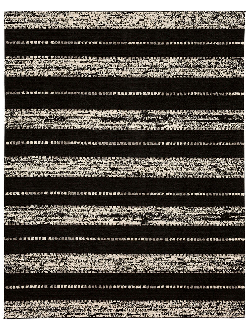 Traverse By Bobby Berk Traverse Lanes Charcoal 6' X 9' Rug