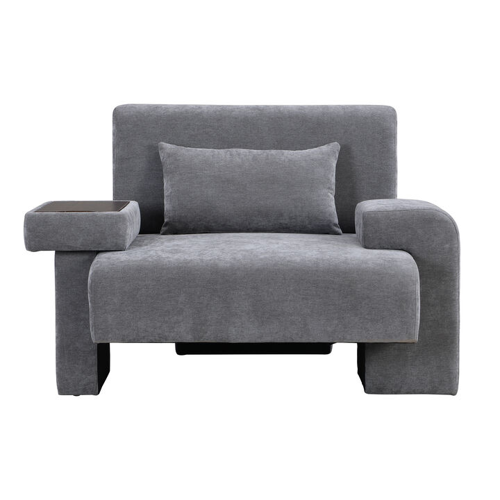 Merax Modern Oversized Armchair Accent Chair with Soft Cushion for Living Room