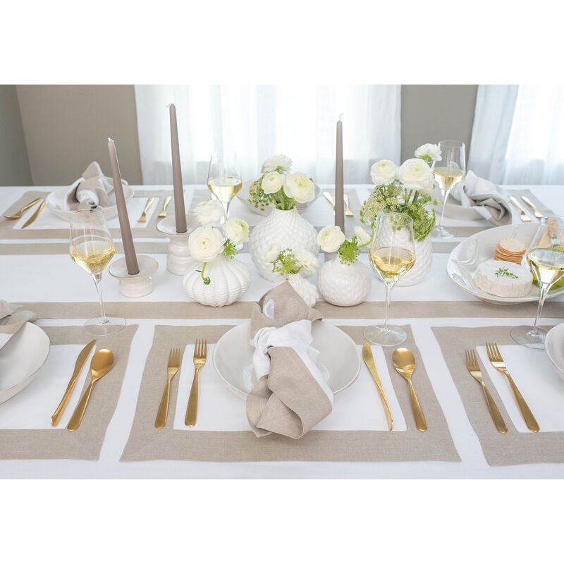 Solino Home 100% Pure Linen Table Runner | Contempo