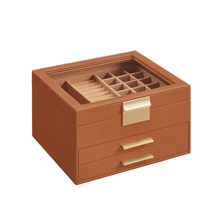 Jewelry Box with Glass Lid