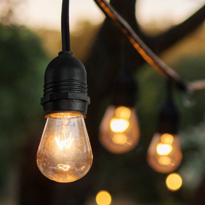Light Indoor/Outdoor Rustic Industrial LED S14 Edison Buld String Lights