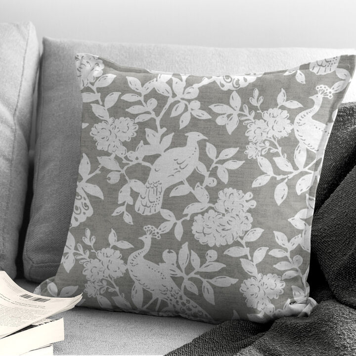 6ix Tailors Fine Linens Lark Taupe Decorative Throw Pillows