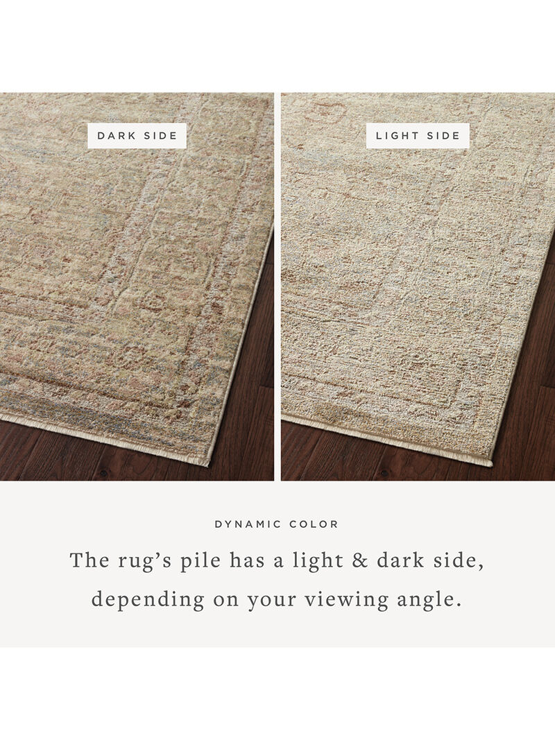 Sonnet SNN04 Moss/Natural 3'7" x 5'7" Rug
