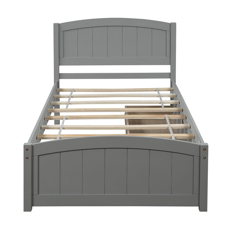 Merax Platform Bed with Two Drawers