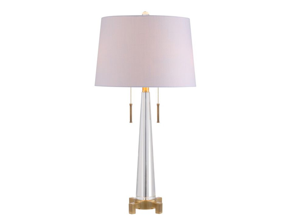 Zoe 2-Light Crystal LED Table Lamp