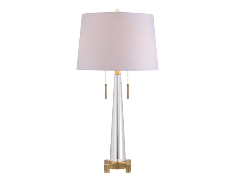Zoe 2-Light Crystal LED Table Lamp