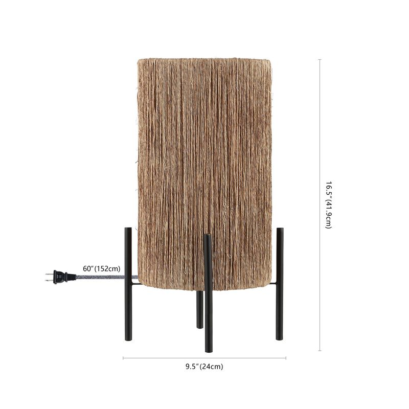 Kai Coastal Minimalist Rattan LED Table Lamp