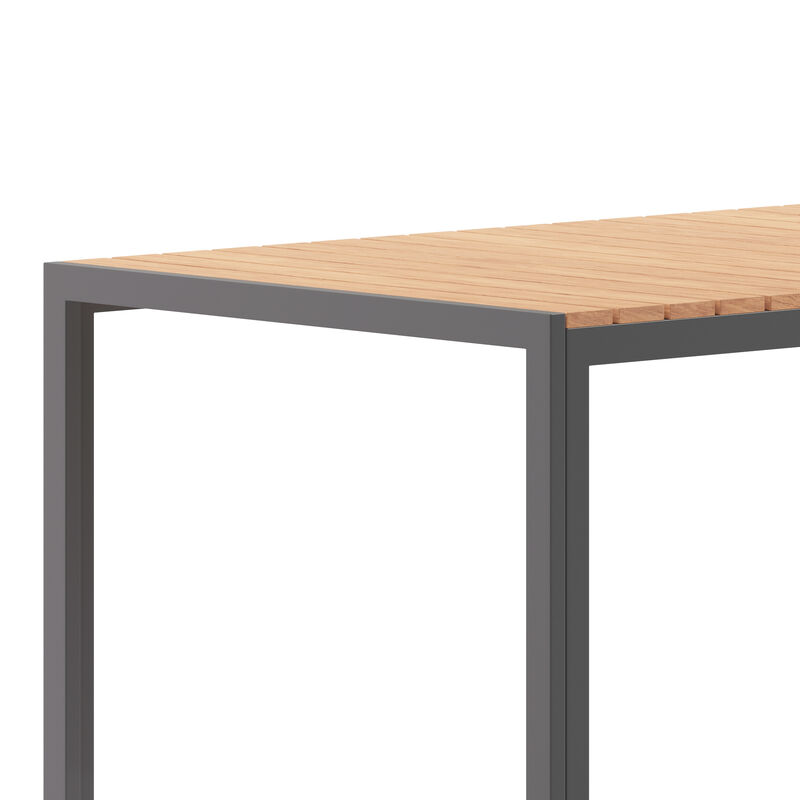 Faux Teak Restaurant Table