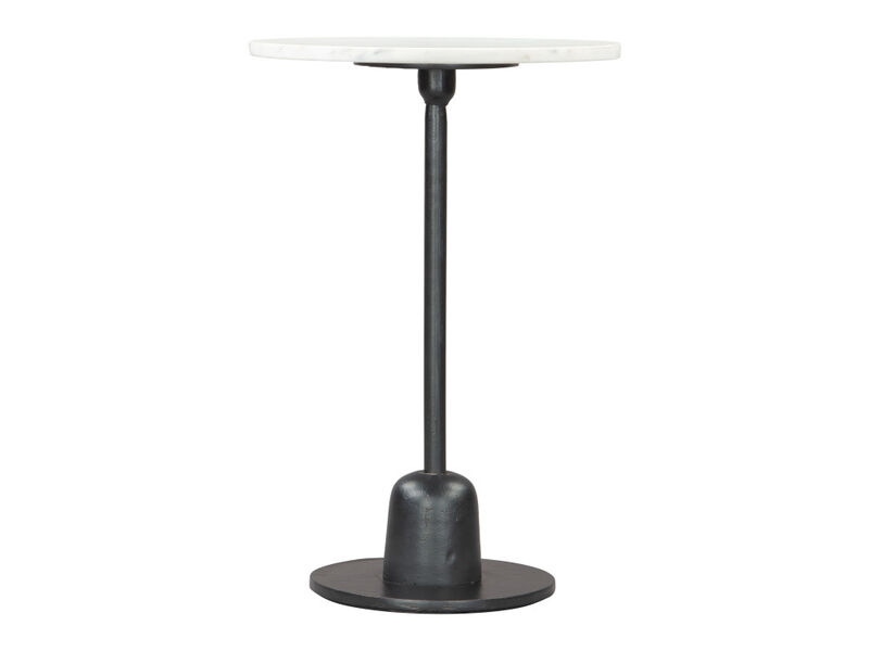 Whammy Side Table White & Black
