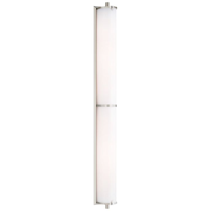 Calliope Over The Mirror Bath Light in Polished Nickel