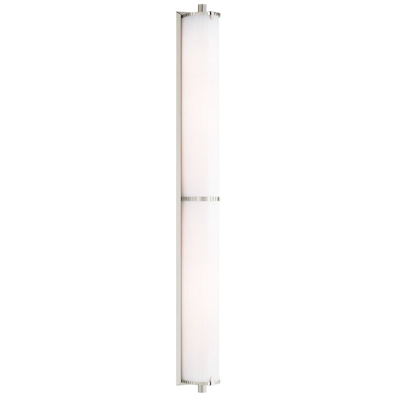 Calliope Over The Mirror Bath Light in Polished Nickel