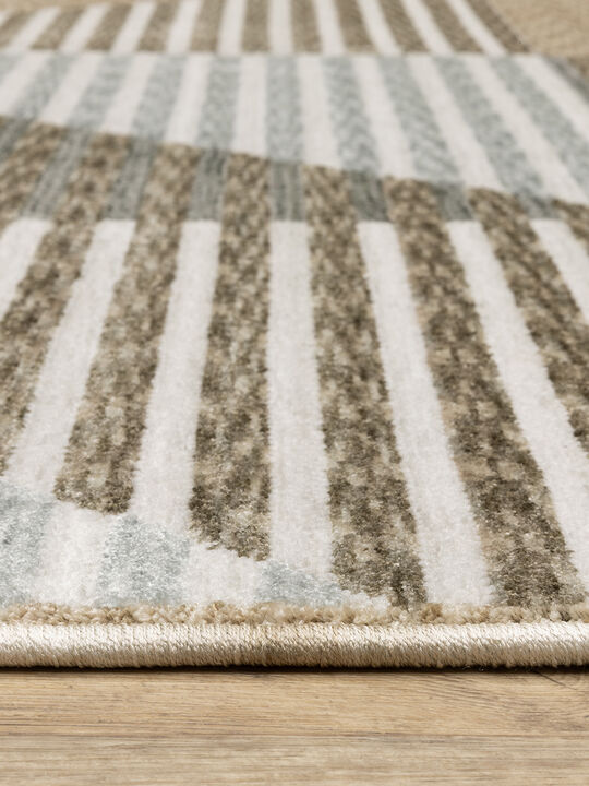 ECHO 04 BEIGE/GREY 5X8