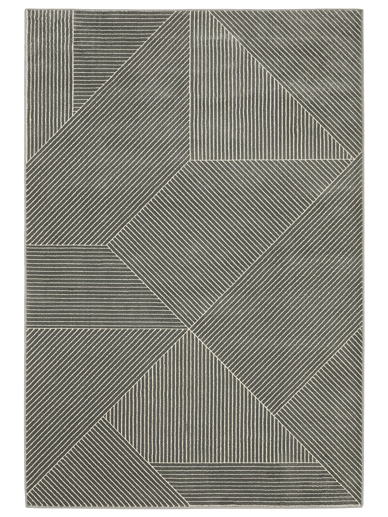 Raylan 3'3" x 5' Grey Rug