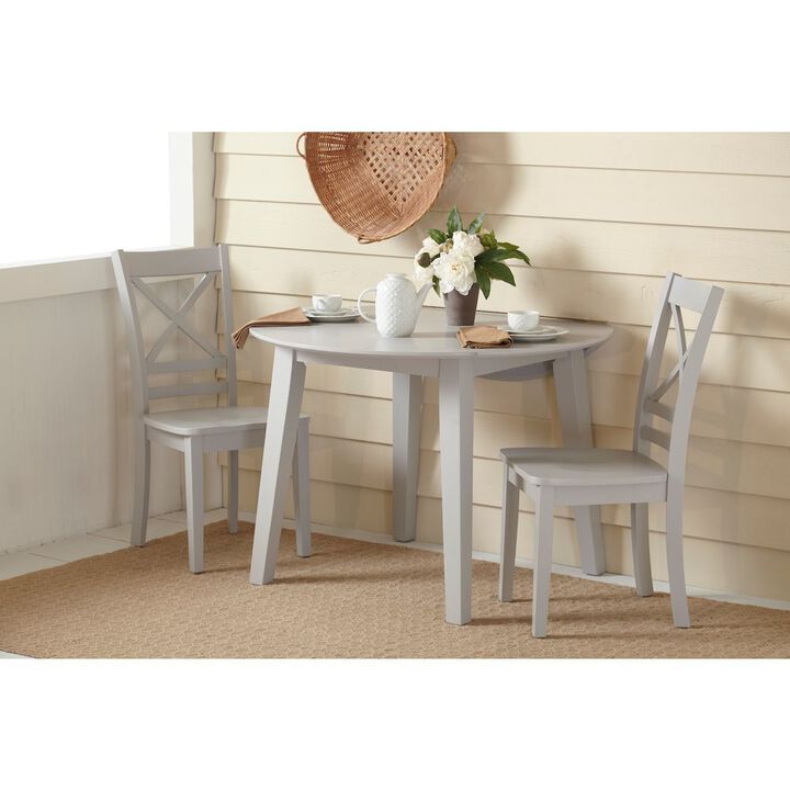 Jofran Simplicity Solid Wood Classic Cross-Back Dining Chair (Set of 2)