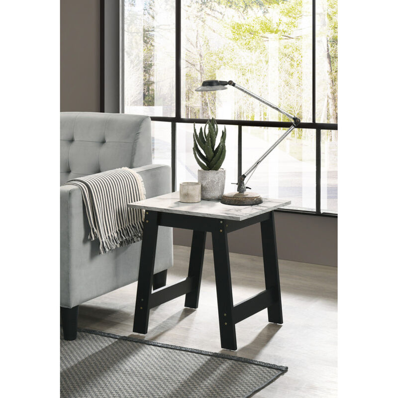 Hale Velvet Armchairs And End Table Living Room Set