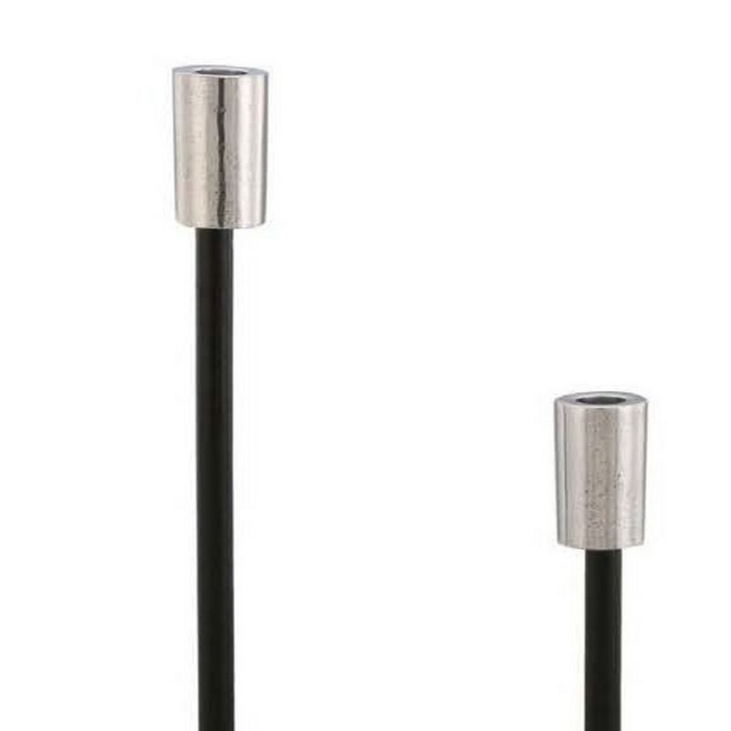 Ricco Tabletop Accent Decoration Set of 3, Black, Elegant Silver Metal - Benzara