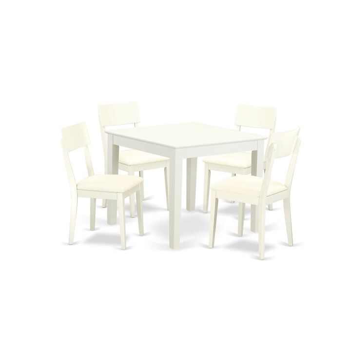 Dining Room Set Linen White