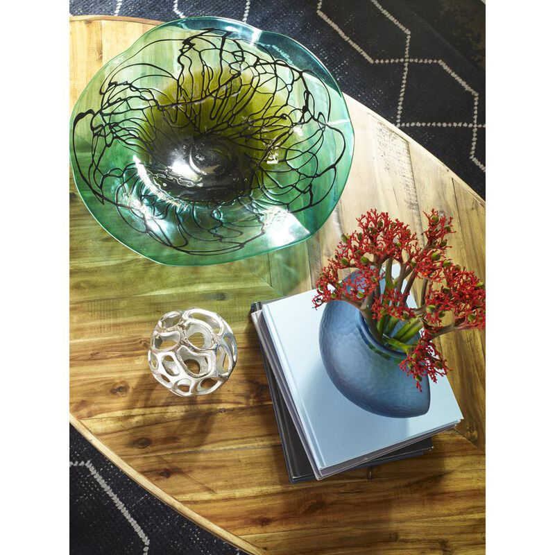 Moe�s Parq Oval Coffee Table Amber