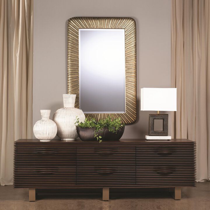 Furrow Sphere Vase-Small