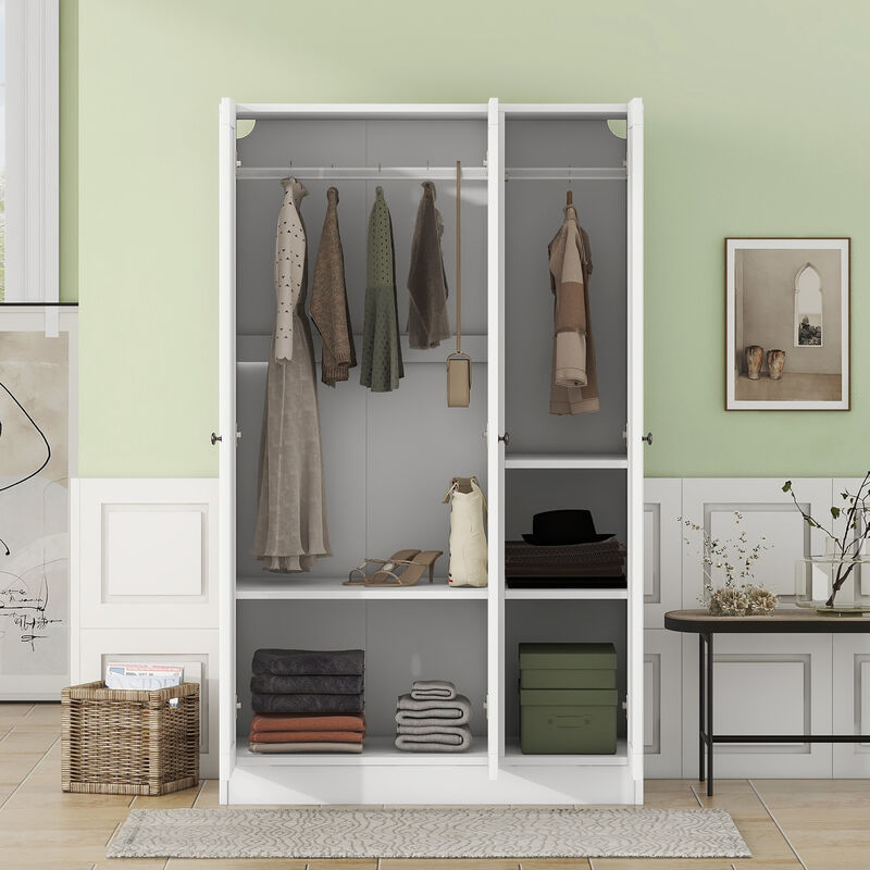 Merax 3 Doors Wardrobe Armoire Closet