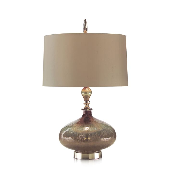 Rainwater on Glass Table Lamp