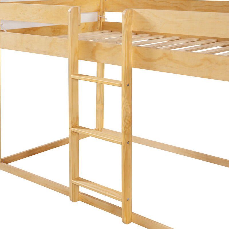 Merax Bunk Bed with Tent for Kids Children