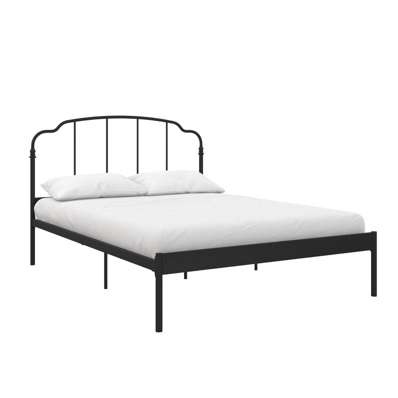 Camie Metal Bed, Twin, Black