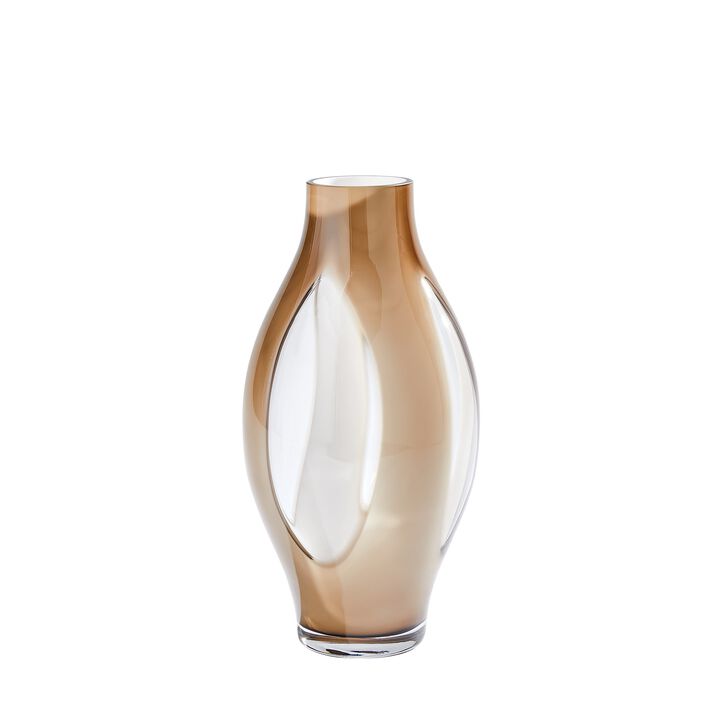 Fly Through Vase-Amber Medium
