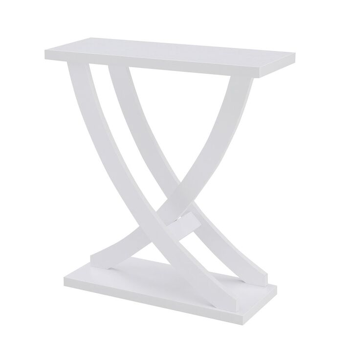 Convenience Concepts Newport Criss-Cross Console Table