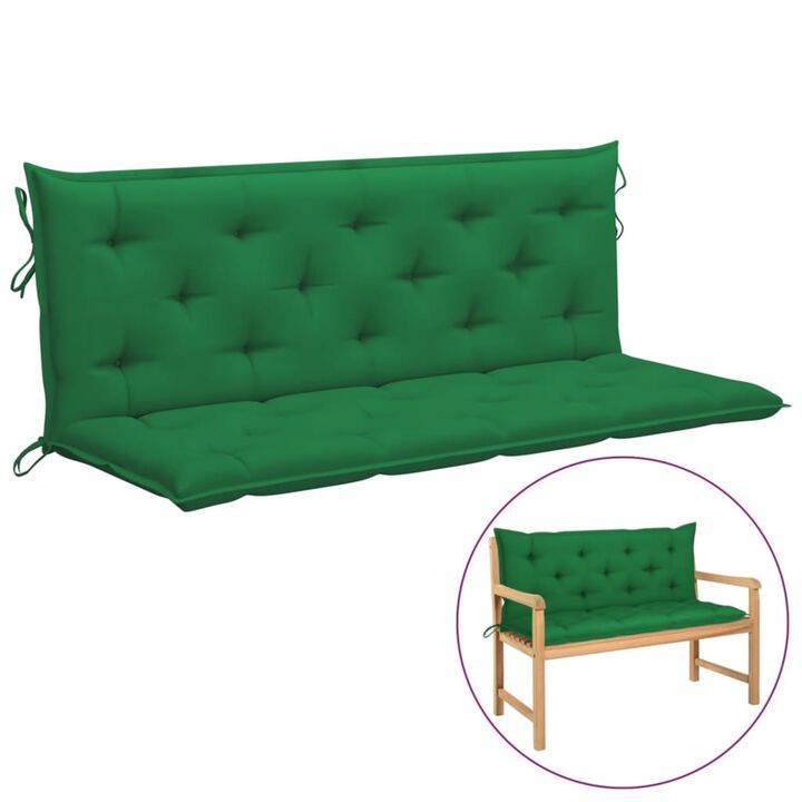 vidaXL Cushion for Swing Chair Green 59.1" Fabric