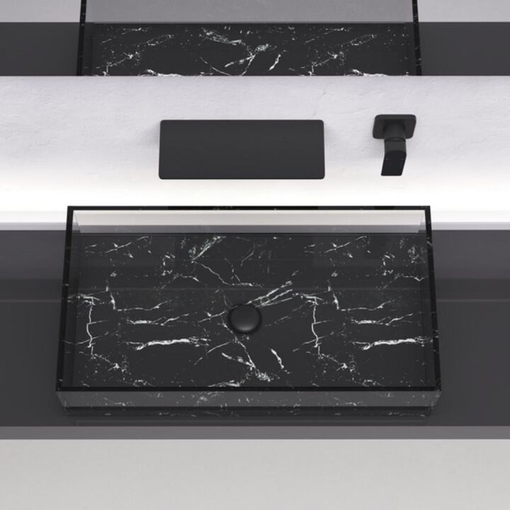 Wall Mounted Waterfall Faucet for Bathroom Sink Modern & Elegant Design