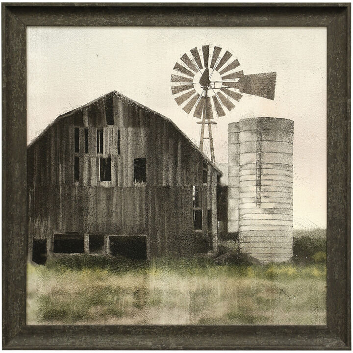 Granpas Old Barn Framed Print