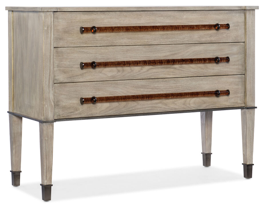Melange Micah Chest in Light Wood