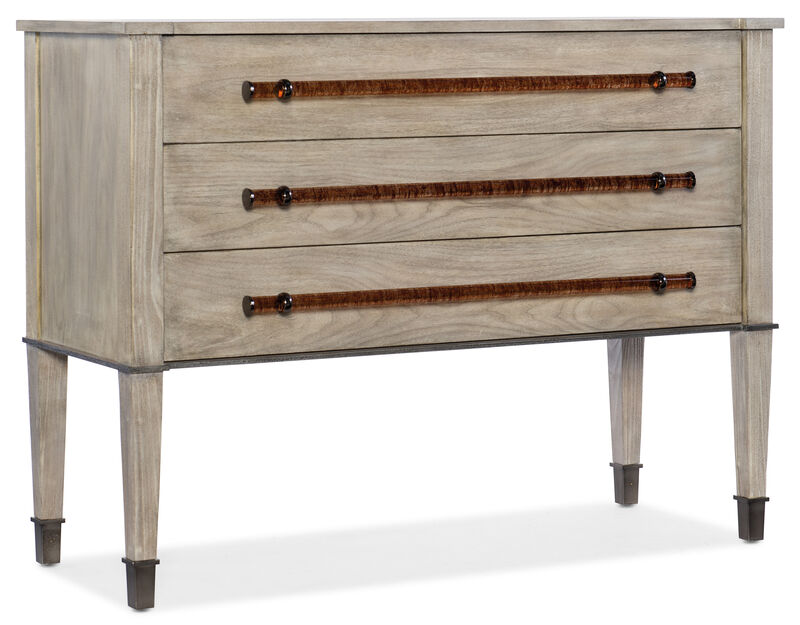 Melange Micah Chest in Light Wood