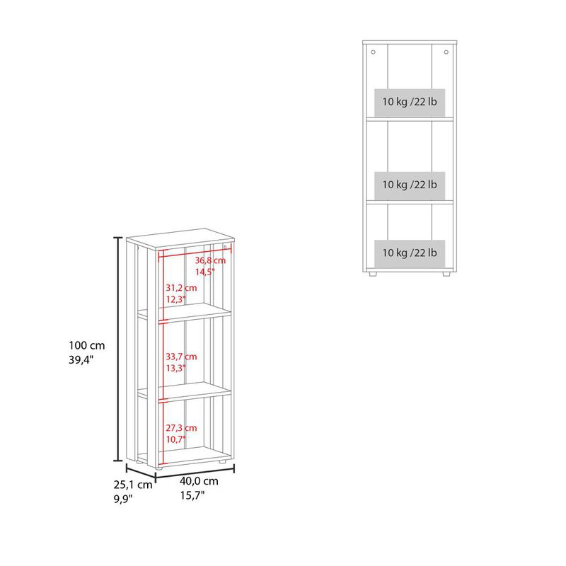 Newmanstown Bookcase, Office, Black
