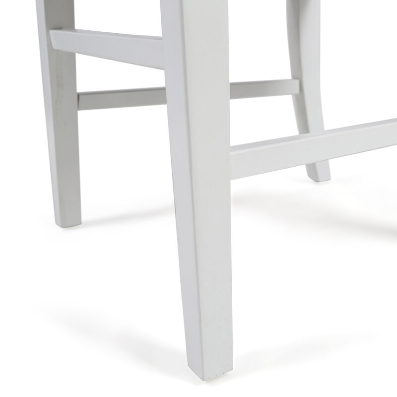 Merax Farmhouse Acacia Wood Dining Chairs 2 PCS