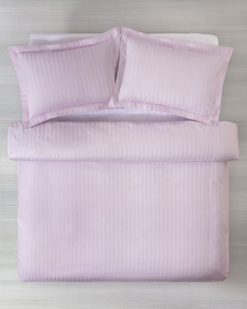 Brooks Brothers Sateen Stripe Cotton Duvet Cover Set